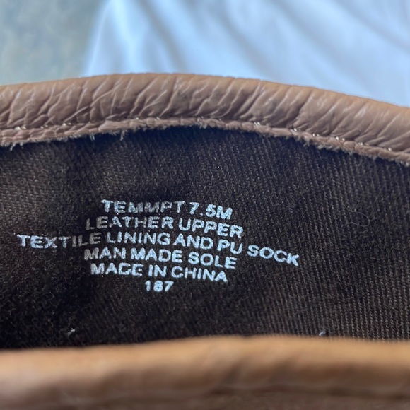 Steve Madden Camel Tan Temmpt Mid-Rise Moto Boots. Size 7.5 - Picture 8 of 9